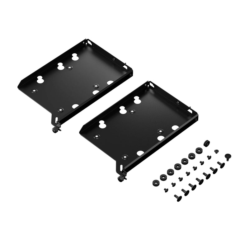 [Australia - AusPower] - Fractal Design Hard Drive Tray Kit – Type B for Define 7 and Meshify 2 Series - Black (2-Pack) 