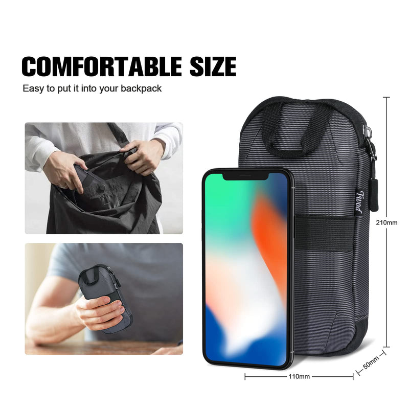 [Australia - AusPower] - Twod Electronic Organizer Travel Universal Accessories Storage Bag Portable for Hard Drives, Cables, Memory Sticks, Charger, Phone, USB,SD Cards 