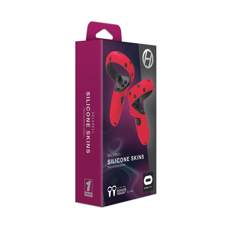 [Australia - AusPower] - Hyperkin GelShell Silicone Skins for Oculus Touch Controllers - Officially Licensed By Oculus (2Nd Gen.) (1 Pair) (Red) - PC 