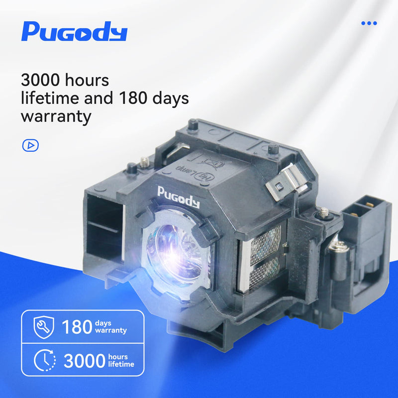 [Australia - AusPower] - Pugody ELPLP42/V13H010L42 Replacement Projector Lamp Bulb for Epson PowerLite 83V+ 822+ 822P EMP-83 83C 83H 83HE 270 280 822 822H X56 X68 EX90 EB-400W 400WE 410W 410WE H281B H371A H330A H330B H330C 