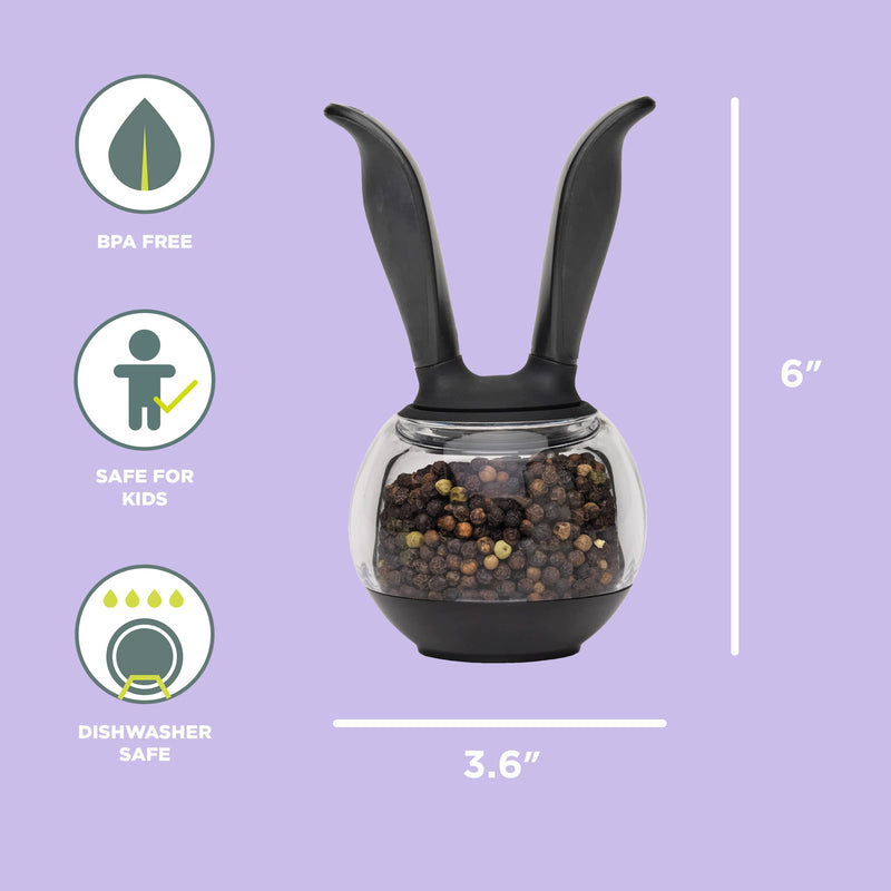 [Australia - AusPower] - Chef'n PepperBall (Black and Clear) Black and Clear Pepper 