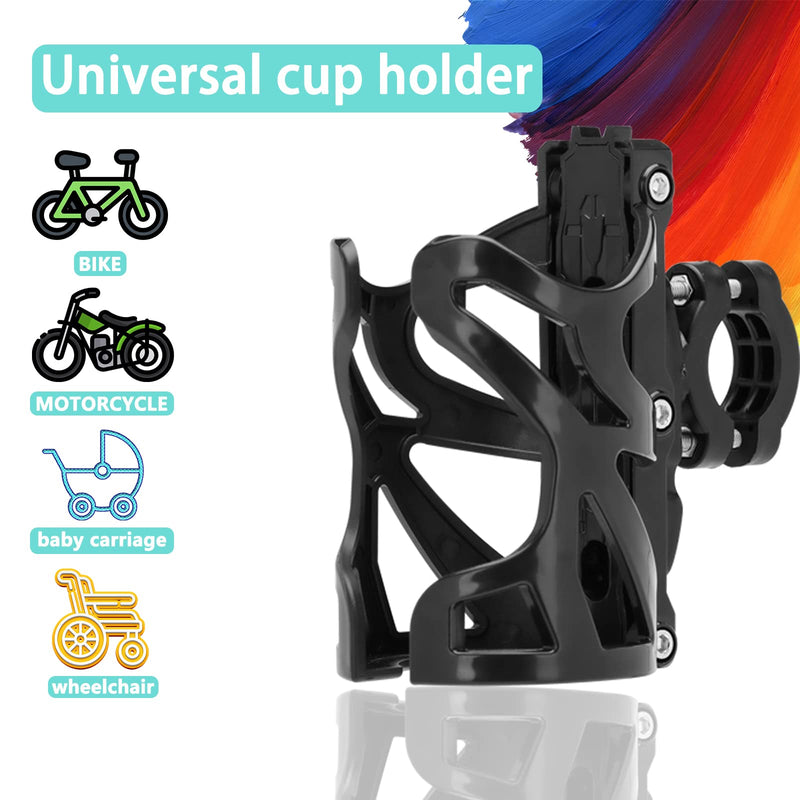 [Australia - AusPower] - Bike Water Bottle Holder Universal Bike Cup Holder Lightweight Adjustable Water Bottle Holder for Bike Motorcycle ATV Simple and Quick to Install 
