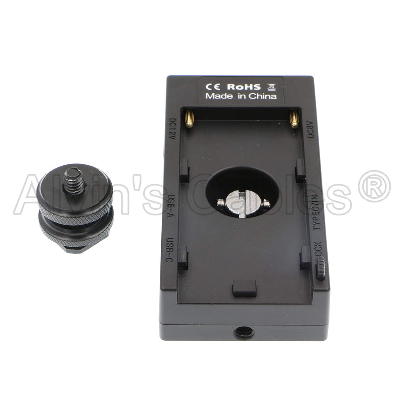 [Australia - AusPower] - Alvin’s Cables F970 F550 F770 Multi-Use Power Supply Adapter with DC 12V 8V Output USB-C 9V Fast Charging Type-C 5V Power Input for Sony NP-F Series Batteries 