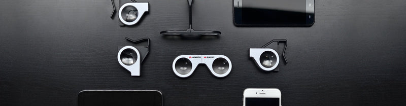[Australia - AusPower] - Homido Mini Virtual Reality Glasses for Smartphone Foldable VR Headset Compliant with iPhone & Android Cell Phone Vr Games and 3D Movies 
