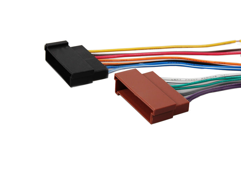 [Australia - AusPower] - RED WOLF Radio Stereo Wiring Harness Connector Adapter for 1985-2004 Ford F150/250/350/Lincoln/Mercury Vehicles Nav Install Harness 