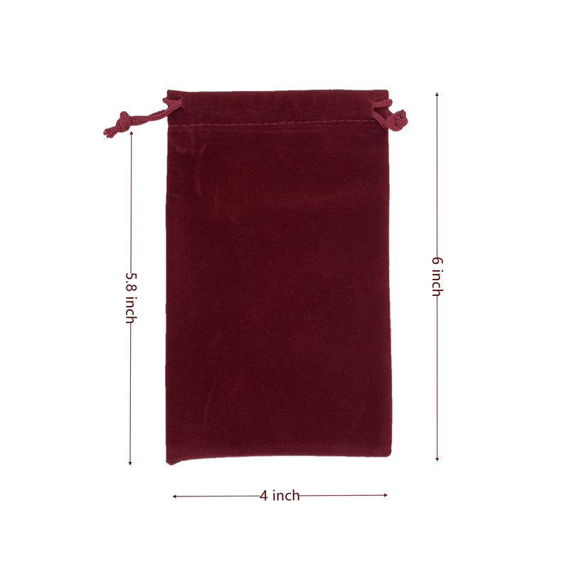 [Australia - AusPower] - Palmhomee Pack of 48 Velvet Drawstring Bags Gift Bag Velvet Pouch For Jewelry Wedding and Party Favor (4x6 Inch, Mixed Colors) 