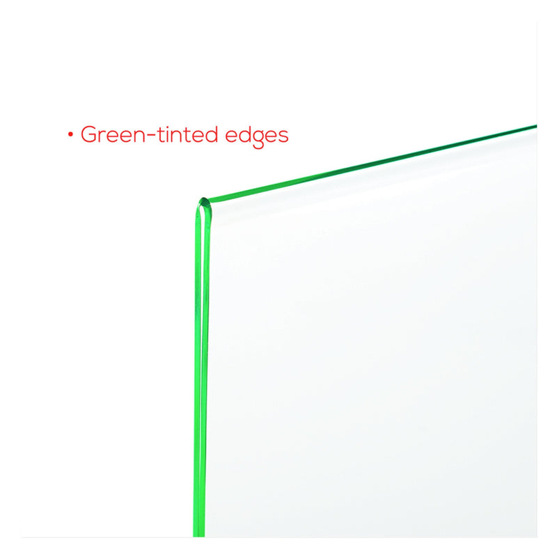 [Australia - AusPower] - deflecto 5991890 Superior Image Premium Green Edge Sign Holder, Acrylic, 11 x 8 1/2 Insert, Clear 