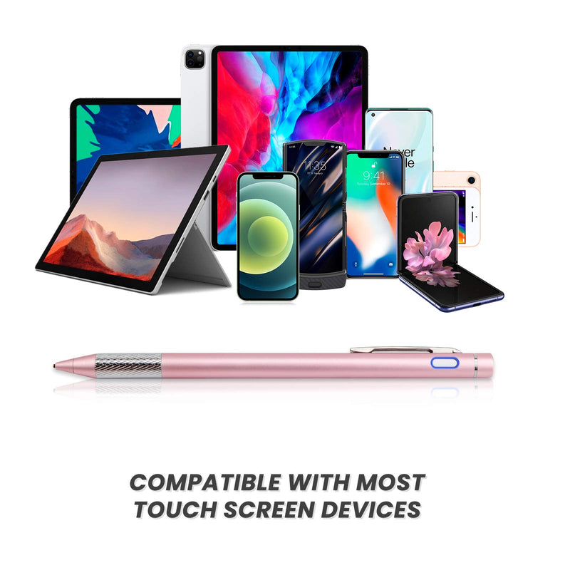 [Australia - AusPower] - Pencil for Samsung Galaxy Tab A7 Stylus, Rsepvwy Active Digital Stylus with 1.5mm Ultra Fine Tip Stylus Pen for Samsung Galaxy Tab A7,Pink 
