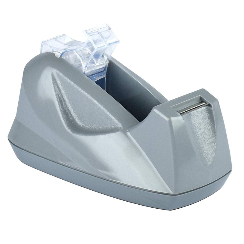 [Australia - AusPower] - Acrimet Premium Desktop Tape Dispenser Jumbo Non-Skid Base (Heavy Duty) (Platinum Silver Color) 