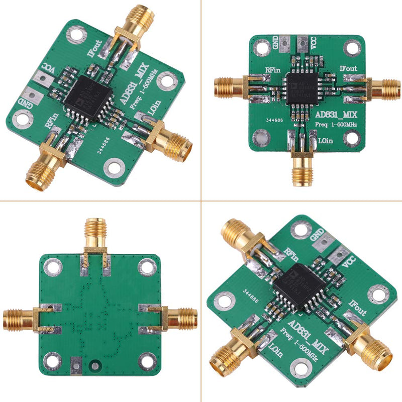 [Australia - AusPower] - Frequency Converter AD831 Single Chip High Frequency RF Mixer Radio Frequency Conversion Module for HF and VHF Receiver, 0.1-500MHz 