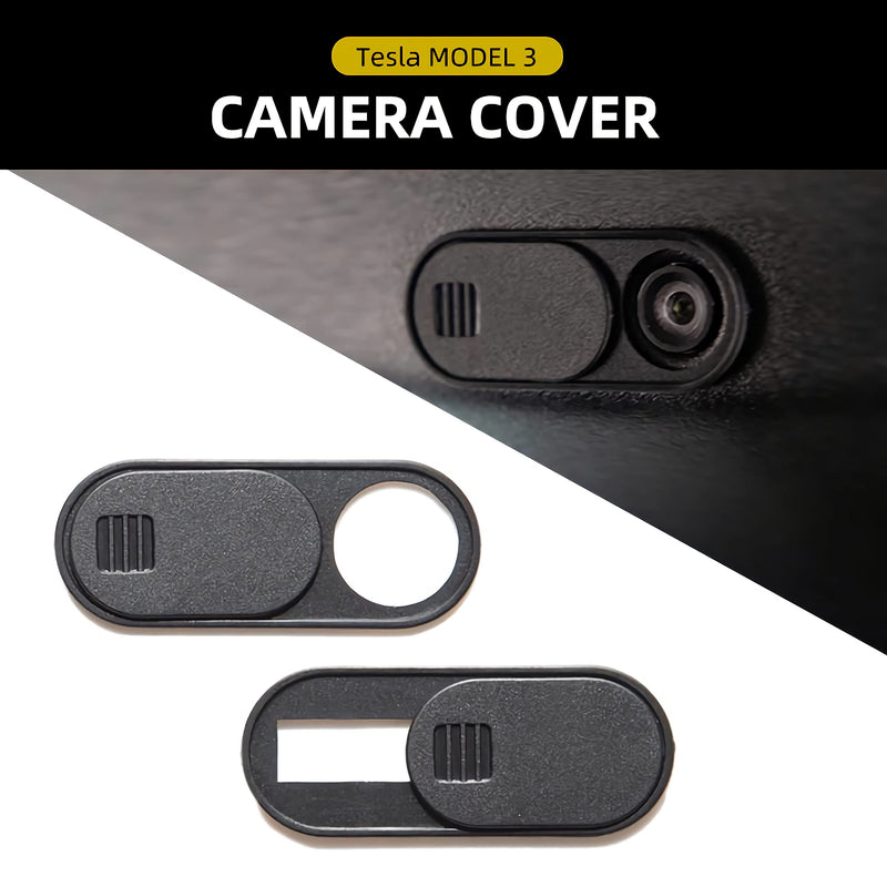 [Australia - AusPower] - RAMGTW Webcam Cover for Tesla Model 3 & Model Y Privacy Interior Camera Cover with Slide Function Cabin Camera Laptop PC Front-Facing Webcam Sticker Blocker Protect Your Privacy 