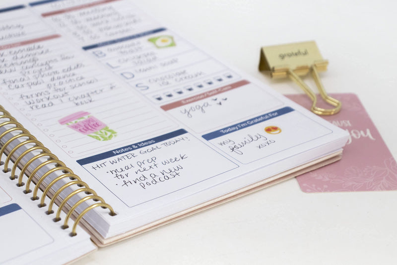 [Australia - AusPower] - bloom daily planners Bound to-Do List Book - UNDATED Daily Planning System Tear Off Calendar Pages - 6" x 8.25" - Celestial 