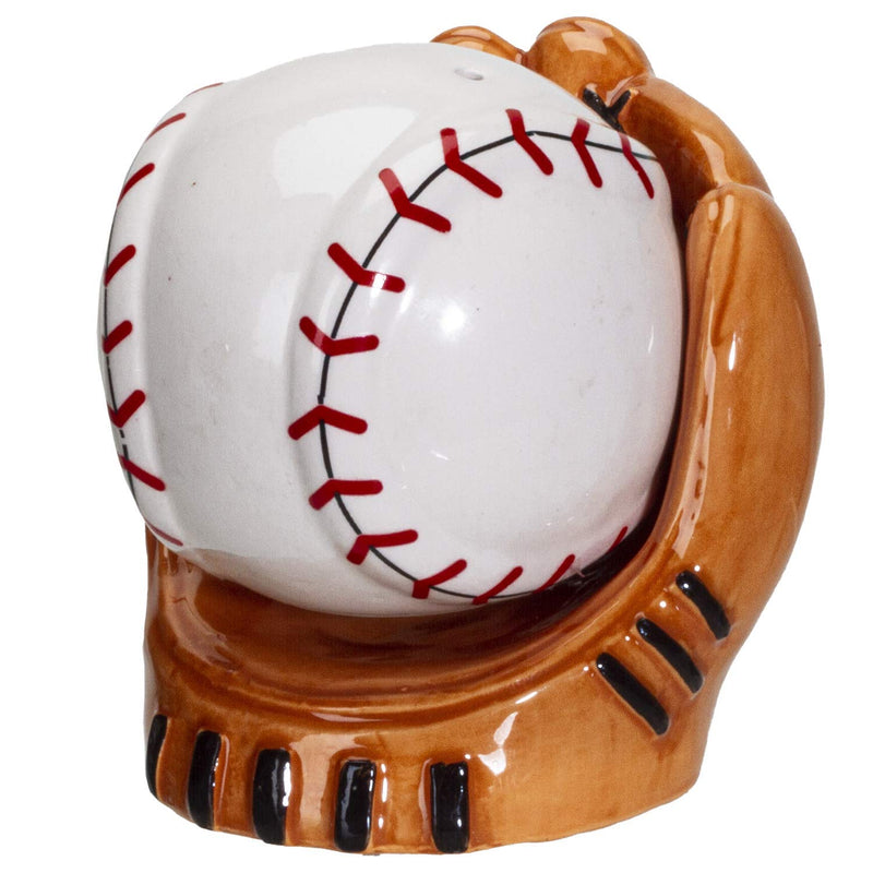 [Australia - AusPower] - Pacific Giftware Baseball and Gloves Ceramic Salt and Pepper Shakers Set 