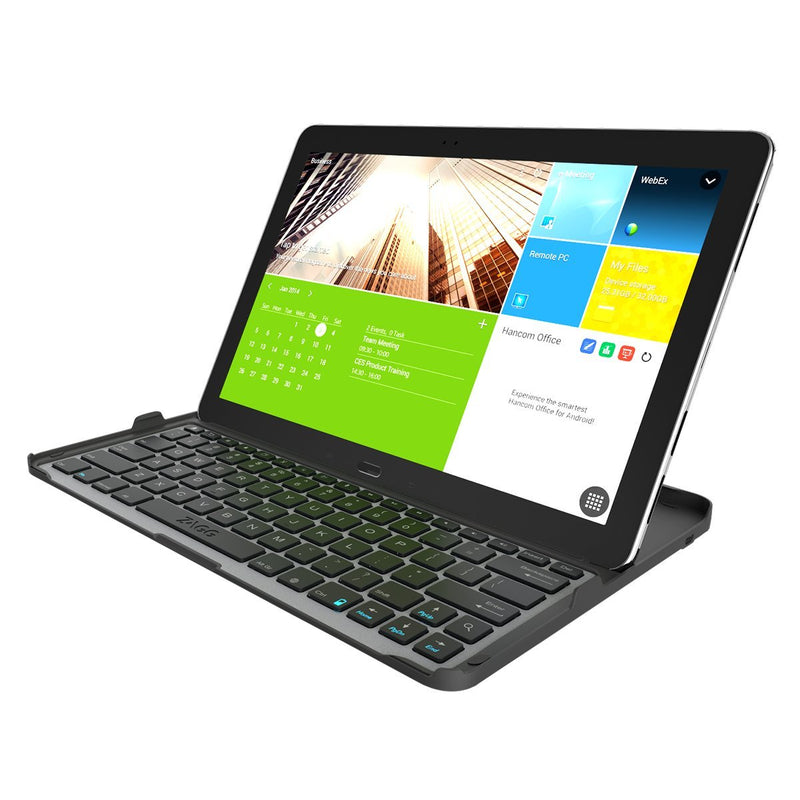 [Australia - AusPower] - ZAGG Cover Fit Case with Bluetooth Keyboard for Samsung 12.2 Inch Galaxy Note Pro or Tab Pro-Black Black Standard Packaging 