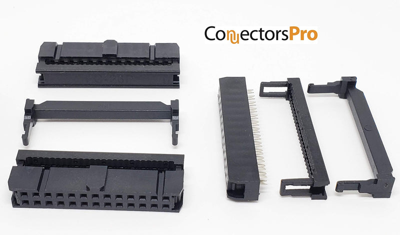[Australia - AusPower] - PC Accessories - Connectors Pro 30-Pack 2X13 26P 2.54mm 0.1" Pitch Dual Rows IDC Sockets for Standard Flat Ribbon Cable, 26 Pins FC Female Connector 30-PK 