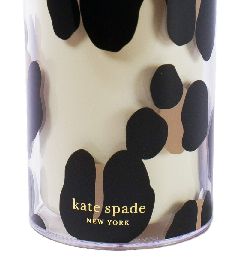 [Australia - AusPower] - Kate Spade New York Insulated Tumbler with Reusable Straw, Leopard Print 20 Ounce Acrylic Travel Cup with Lid, Forest Feline 