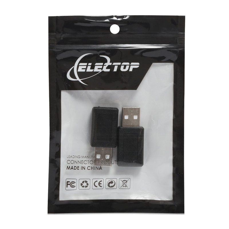 [Australia - AusPower] - Electop 2 Pack USB 2.0 A Male to USB B Mini 5 Pin Female Adapter Converter 