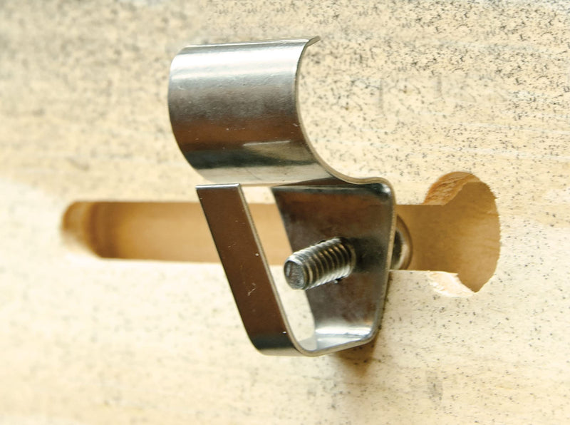 [Australia - AusPower] - CWI Gifts 1.75" Key Hole Hook W/Screws 2Pk, Silver 