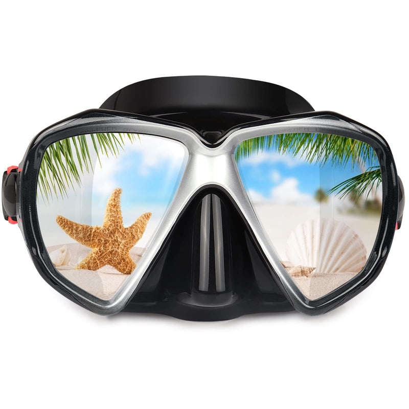 [Australia - AusPower] - EXP VISION Snorkel Diving Mask, Panoramic HD Scuba Swim Mask, Tempered Anti-Fog Lens Glasses Snorkel Goggles, Scuba Dive Snorkel Mask with Silicone Skirt Strap for Dry Snorkeling, Swimming 