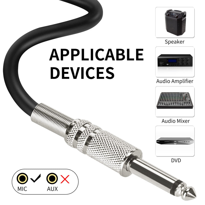 [Australia - AusPower] - Marengo Dynamic Vocal Microphone for Karaoke Speaker,Wired Handheld Mic with On and Off Switch and 13ft Detachable Cable 