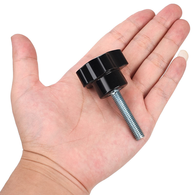 [Australia - AusPower] - GLIDESTORE M8 x 40mm Thread Replacement Star Hand Knob Tightening Screw Hand Tightening Knob Quick Removal Replacement Parts for Umbrella Base Replacement Knob (5-Pack) 5 Pack 