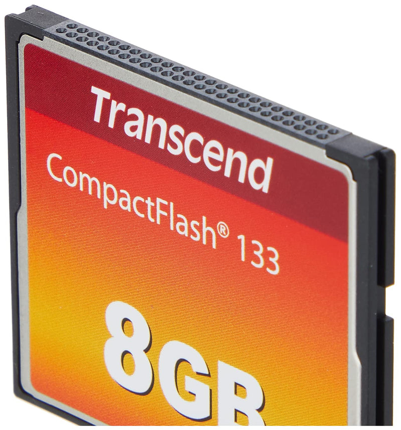 [Australia - AusPower] - Transcend 8GB CompactFlash Memory Card 133x (TS8GCF133) 8 GB 
