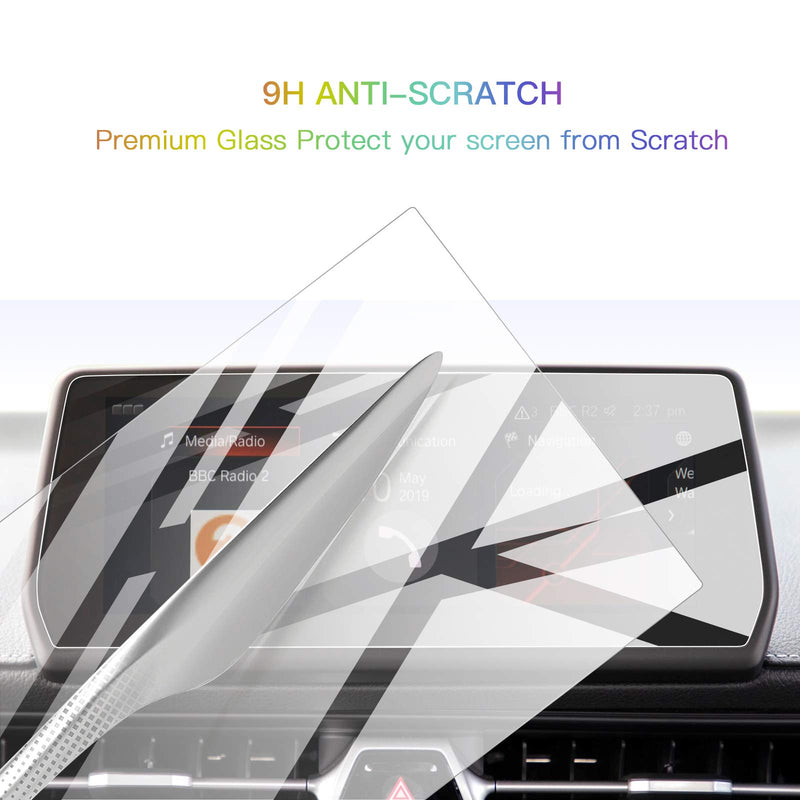 [Australia - AusPower] - Screen Protector Foils for 2020 2021 GR Supra 8.8In Navigation Display Tempered Glass Scratch Resistance 9H Hardness HD Clear Toyota LCD GPS Touch Screen Protective Film 