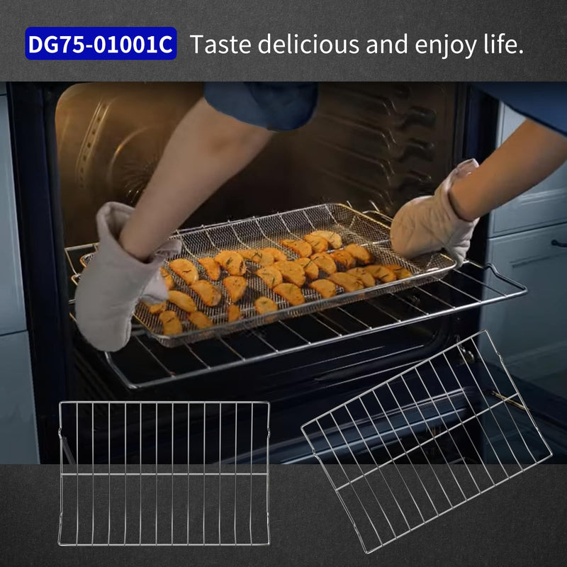 [Australia - AusPower] - Vsttar DG75-01001C Rack-Flat Compatible With Samsung Range Stove Oven AP4411894, PS2358516,16 7/16" D x 24 3/4" W 1 
