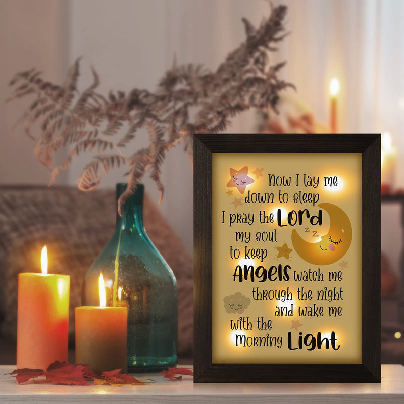 [Australia - AusPower] - THYGIFTREE Baptism Gifts for Girl Boy - Baby Baptism Gifts for Girl Boy, Baby Christening Gifts for Girls and Boy,Nursery Decor Night Light - Now I Lay Me Down to Sleep 
