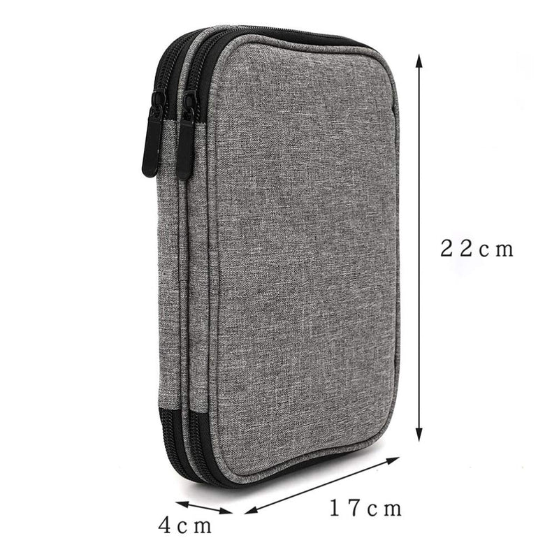 [Australia - AusPower] - Healifty Circular Knitting Needles Organizer Case Crochet Hooks and Knitting Accessories Zipper Bag Easy to Carry for DIY Crafts without Accessory 