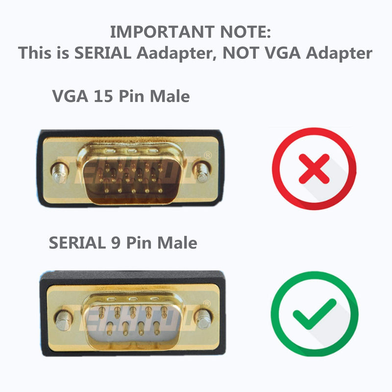 [Australia - AusPower] - TECHTOO 4 Port Professional FTDI CHIP USB to Serial RS232 DB9 Adapter Converter Serial Cable 9-Pin Male to Male with Thumbscrews W/Thumbscrews 4 RS232 Port 