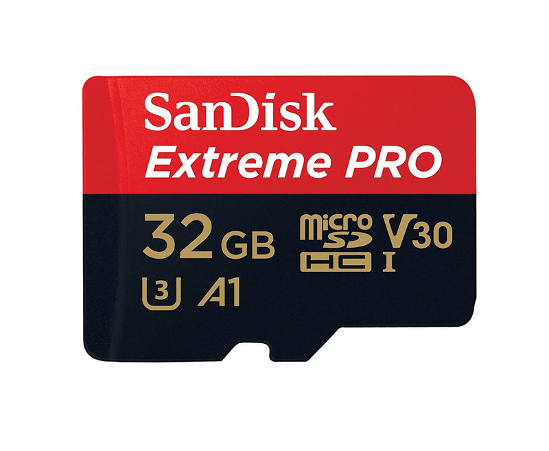 [Australia - AusPower] - 32GB Sandisk Extreme Pro 4K Memory Card works with DJI Mavic Pro, Spark, Phantom 4, Phantom 3 Quadcopter 4K UHD Camera Drone - UHS-1 V30 32G Micro SDXC with Everything But Stromboli Card Reader 