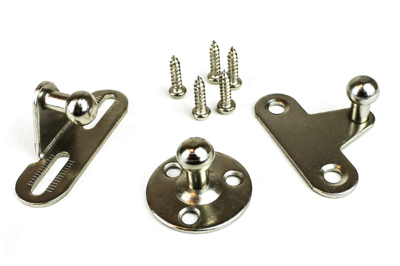 [Australia - AusPower] - Berta (2 Pieces) 100N/22LB Hydraulic Soft Open Gas Springs, Gas Strut for Cabinets, Cabinet Doors Lift Support, Gas Shocks, Lid Stay, Lid Support with Brackets and Installation Screws 2 Pieces 