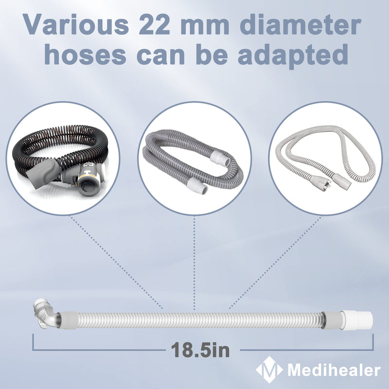 [Australia - AusPower] - 2 Packs Replacement Tube for N20, 2 Packs Replacement Short Tube Compatible with N20, Avoid Leakage and Reduce Noise，Great Value Supplies by Medihealer. 