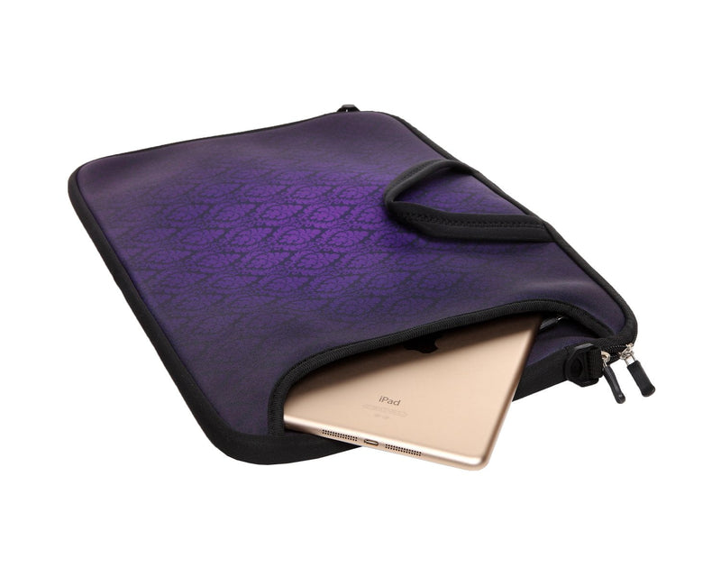 [Australia - AusPower] - 15-Inch to 15.6-Inch Neoprene Laptop Shoulder Messenger Bag Case Sleeve For 14 14.1 15 15.6" Inch Acer/Asus/Dell/Lenovo/Thinkpad/HP/Macbook Pro/Air (Classic Purple) Classic Purple 