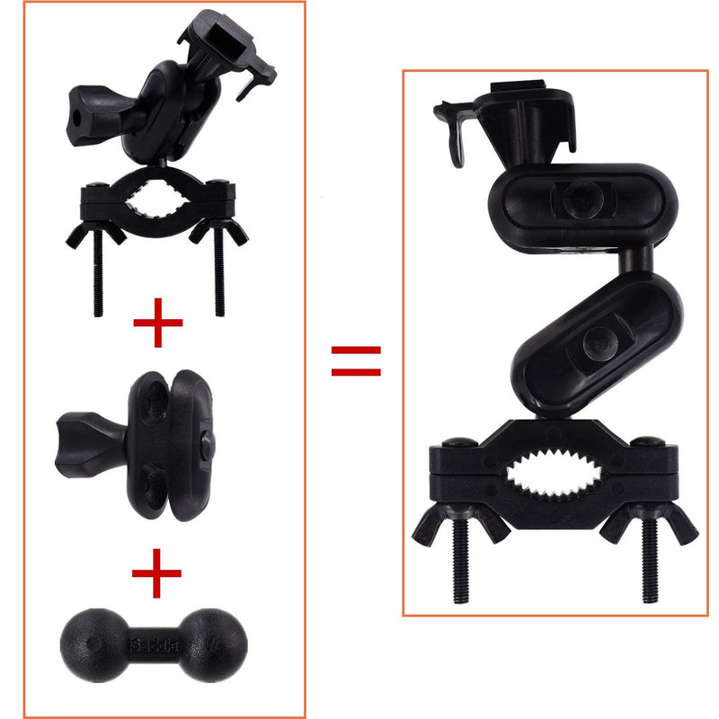 [Australia - AusPower] - iSaddle Dash Cam Mirror Mount Holder - Professional Rearview Mirror Dash Cam Mount Holder with Various Joints fits 99% On-Dash Mounted Cameras Dash Cam Rearview Mirror Mounting Kit 