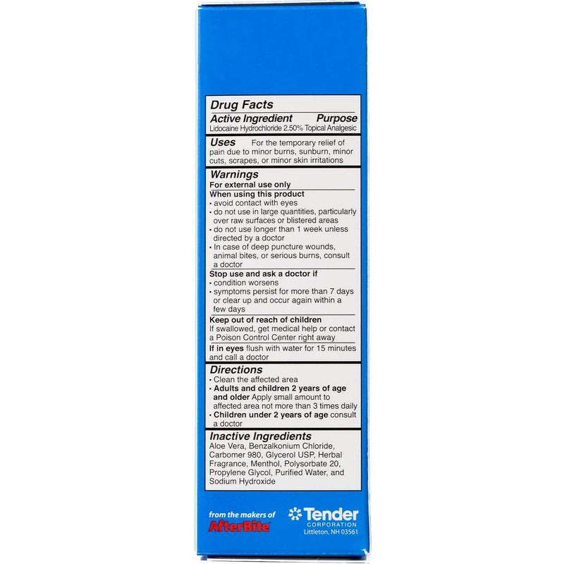 [Australia - AusPower] - After Burn Pain Relief Aloe Gel, 2 oz (Pack of 4) 