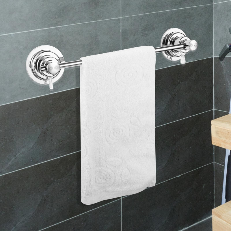 [Australia - AusPower] - Extendable Suction Cup Towel Bar 17-28.5", Chrome 