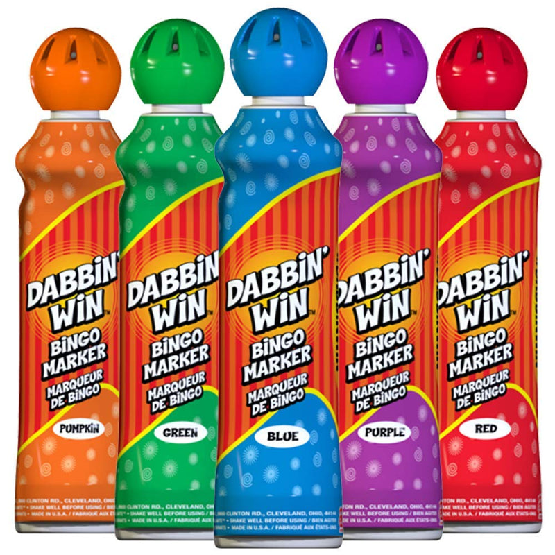 [Australia - AusPower] - Dabbin' Win Mini Bingo Ink Markers 5 Dauber Pack 