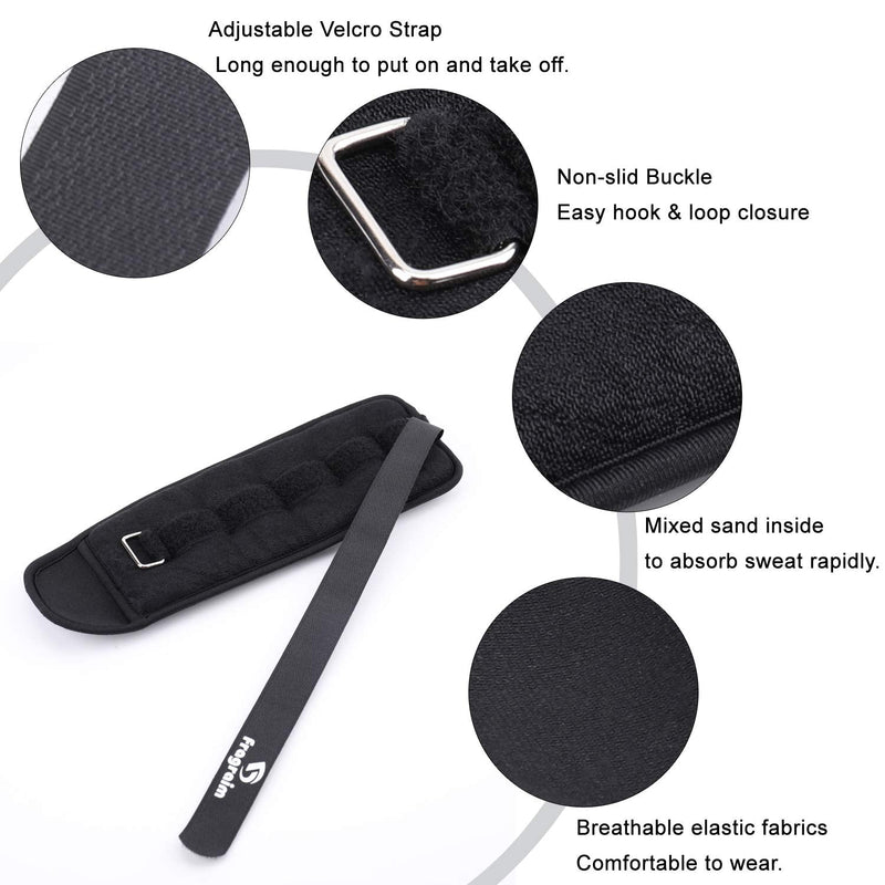[Australia - AusPower] - Fragraim Ankle Weights, Wrist Leg Arm Weights for Women, Kids and Men, Comfortable and Soft, Pretty Sturdy, Perfect for Dancing, Running, Walking, Fitness, Workout 1 lbs pair (0.5 lbs each) 
