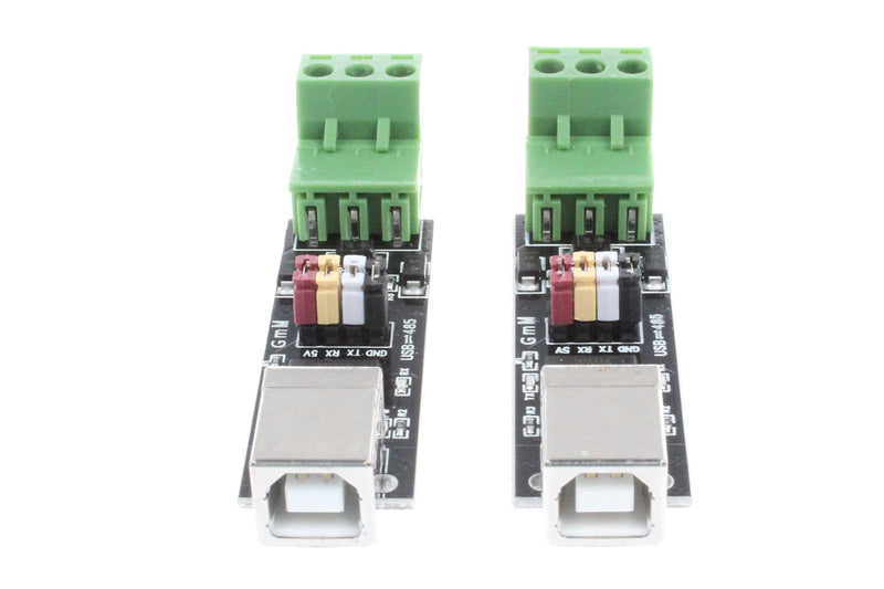 [Australia - AusPower] - NOYITO USB to TTL RS485 Serial Converter Adapter Module FTDI Interface Board FT232RL Module Dual-Function Dual-Protection (Pack of 2) 