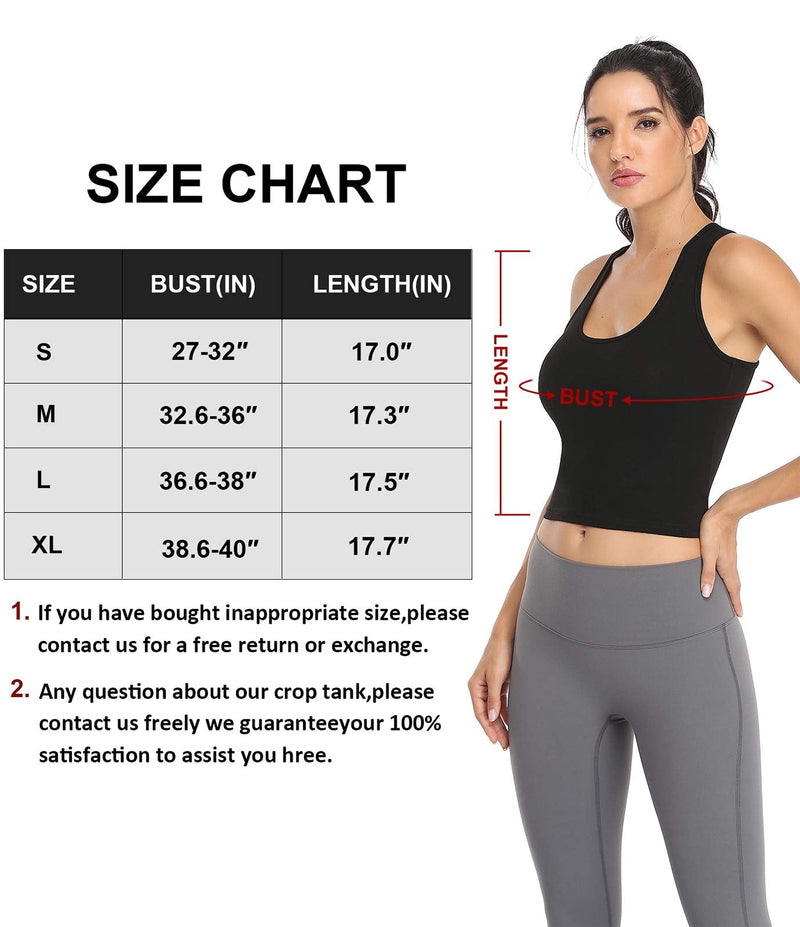 [Australia - AusPower] - Sports Crop Tank Tops for Women Cropped Workout Tops Racerback Running Yoga Tanks Cotton Sleeveless Gym Shirts 3 Pack Black Navy Burgundy Small 