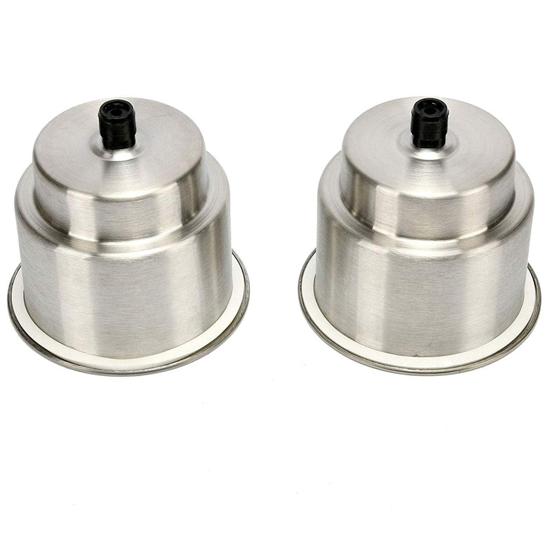 [Australia - AusPower] - Amarine Made 2pcs Stainless Steel Cup Drink Holder with Drain Marine Boat Rv Camper 