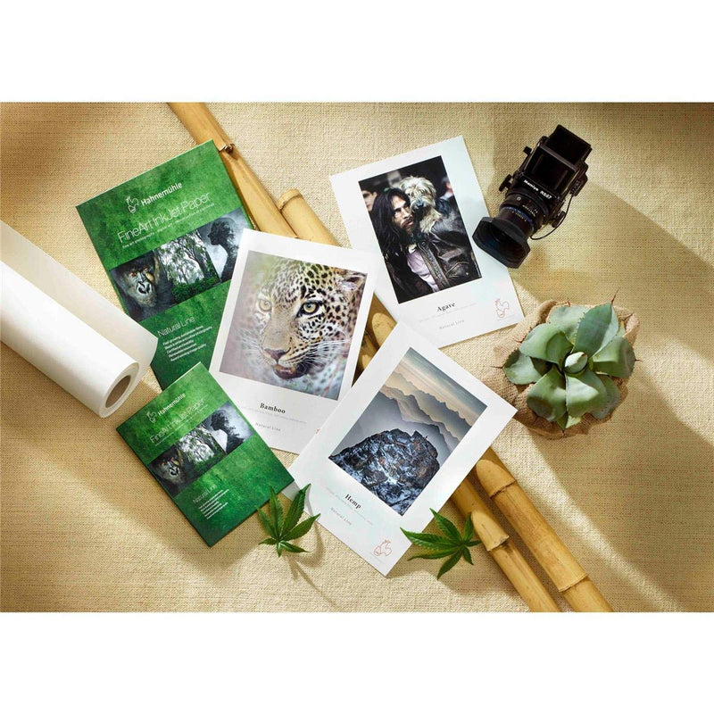 [Australia - AusPower] - Hahnemuhle Natural Line Sample Pack, Includes 2X Bamboo Paper Sheets, 2X Hemp Paper Sheets, 2X Agave Paper Sheets, 8.5x11" 