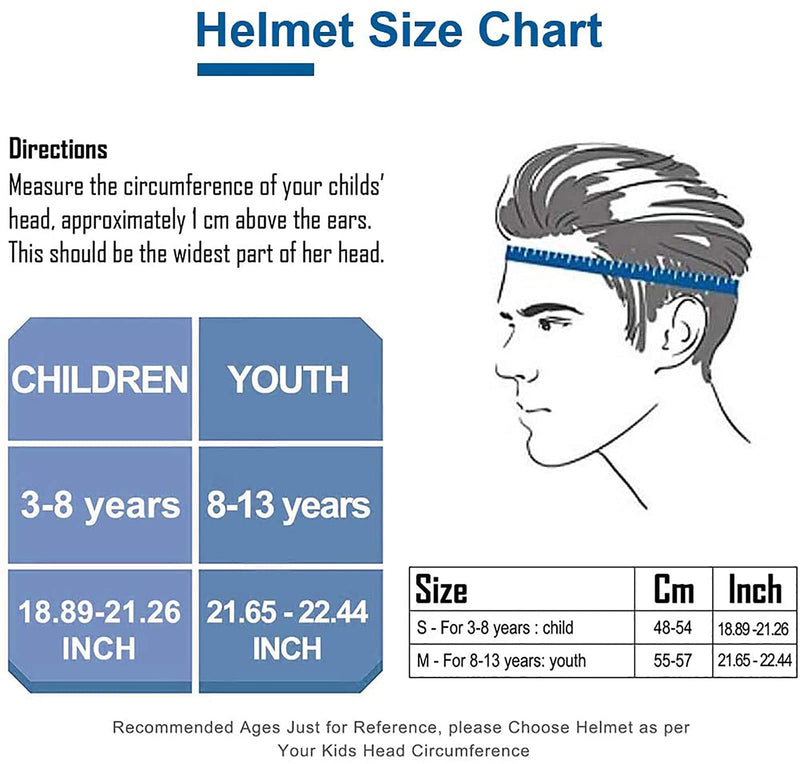 [Australia - AusPower] - Glaf Kids Bike Helmet Toddler Helmet for Ages 3-14 Boys Girls Kids Sports Protective Gear Set Adjustable Kids Helmet and Knee Elbow Pad Set for Cycling Skateboard Scooter Rollerblading Helmet 7Pcs Black Small: 18.90"-21.26" 
