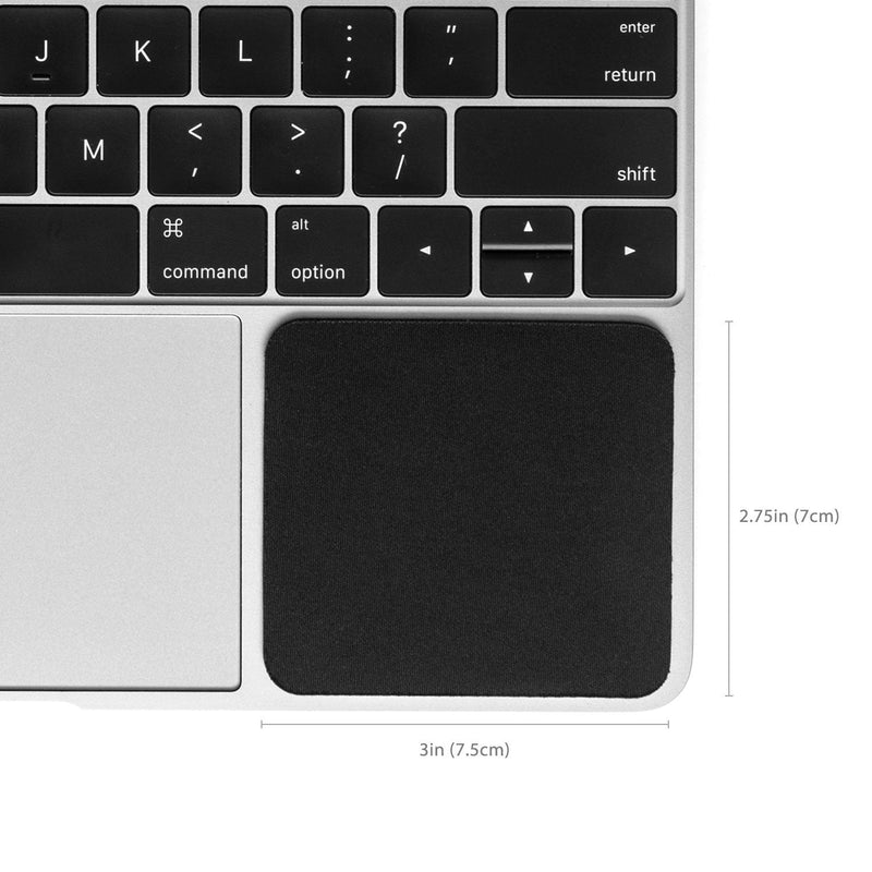 [Australia - AusPower] - Grifiti Small Slim Palm Pads are Notebook Wrist Rests with Tacky Silicone to Reposition for MacBooks and Laptops with Sharp Edges and Hard Surfaces (2 Small 3 x 2.75 inches Each) 