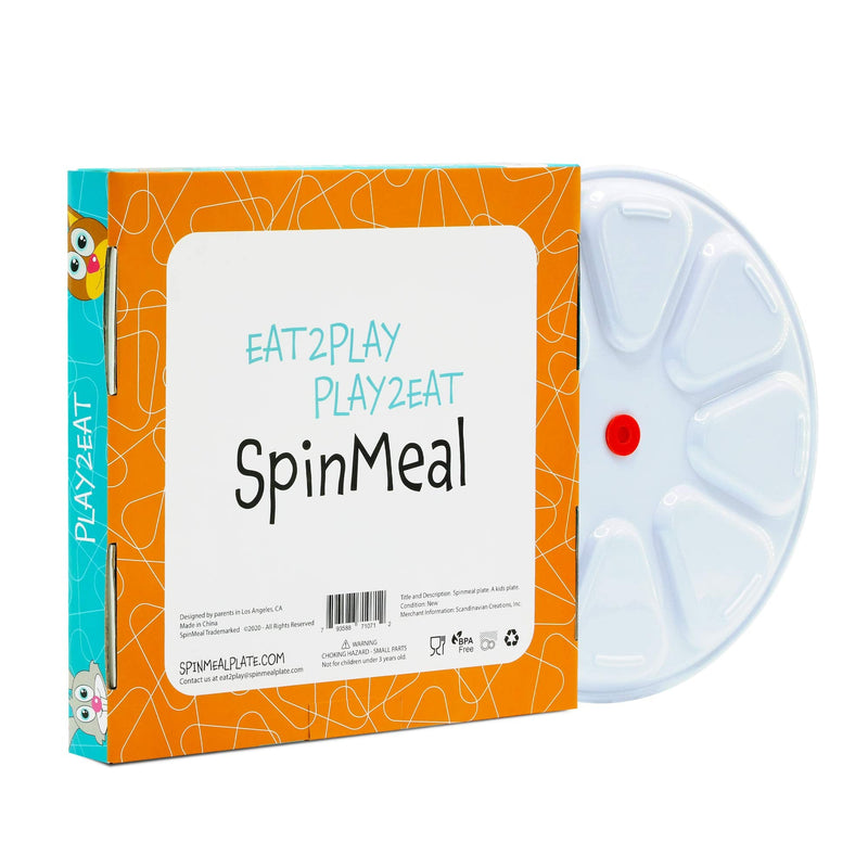 [Australia - AusPower] - SpinMeal Plate - Healthy Nutrition Plate for Picky Eaters - Spin the Arrow - Meals Are Fun Again 