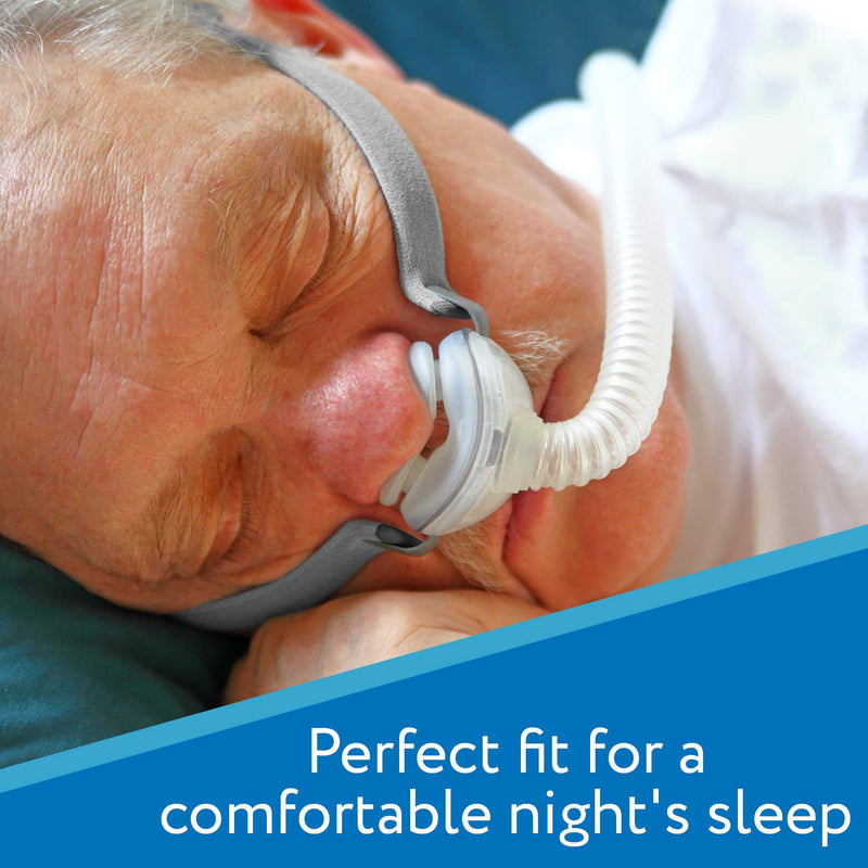 [Australia - AusPower] - [2 Straps and 4 Clips] Impresa Headgear for ResMed Airfit P10 Nasal Pillow CPAP Mask 