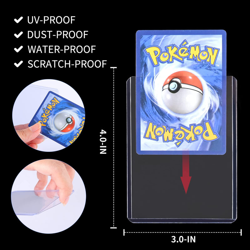 [Australia - AusPower] - Foldermax Toploaders for Trading Card Toploader Card Holder Thick Plastic ,toploaders Card Protectors Protective Sleeves Hard Plastic for Baseball Card,Sports Cards, MTG, 3 x 4 Inch 35pt (30 Count ) 30 toploaders 
