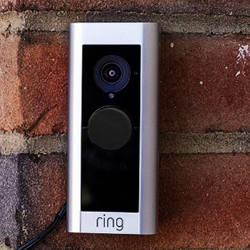 [Australia - AusPower] - PIAOLGYI Button for Ring Doorbell Pro,Replacement Button for Ring Doorbell Accessories Compatible with Ring Doorbell Pro,Black (2 Pack) 